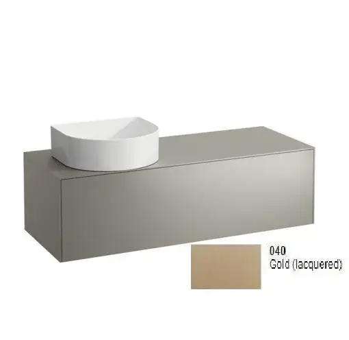 Laufen Sonar Тумба подвесная, 1 ящик 118х46х34h см, цвет: золото 4.0542.2.034.040.1