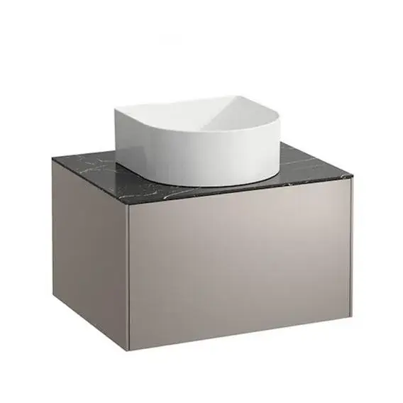 Laufen Sonar Тумба подвесная, 1 ящик 58х46х34h см, цвет: титан 4.0540.1.034.142.1