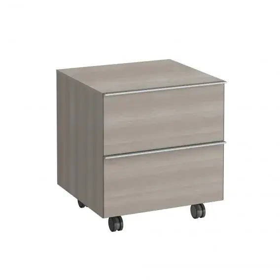 Laufen Space Тумба напольная на колесиках, 2 ящ. 53х49х50h см, цвет: орех светлый 4.1119.2.160.101.1