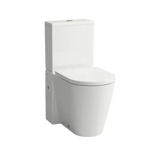 Laufen Kartell By Унитаз приставной безободковый 37х66х44h см, цвет: белый 8.2433.7.000.231.1