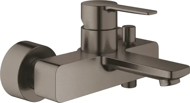 Grohe Lineare New Смеситель для ванны с душем на 2 отверстия, цвет: темный графит, матовый 33849AL1