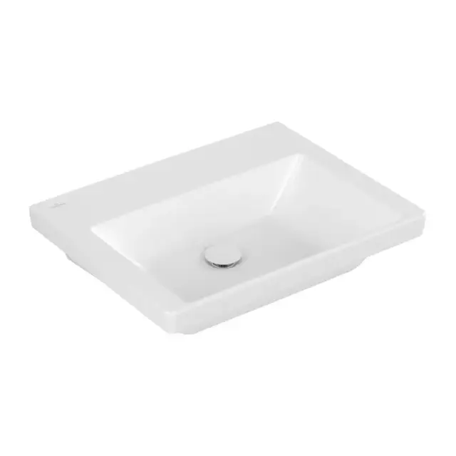 Villeroy & Boch Subway 3.0 Раковина 60х47х16,5 см, без отв., подвесная, цвет: белый камень 4A7063RW
