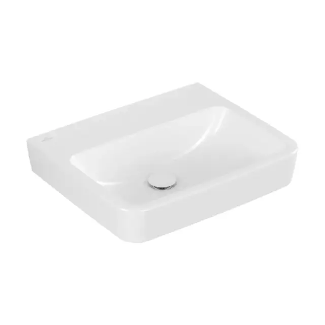 Villeroy & Boch O'Novo Pаковина 55x46x17,5 см, без отв., подвесная, цвет: альпийский белый 4A4158T2