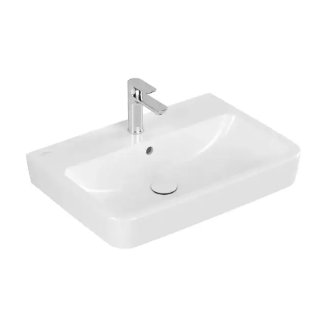 Villeroy & Boch O'Novo Pаковина 65x46x17,5 см, 1 отв., подвесная, цвет: альпийский белый 4A4165T2