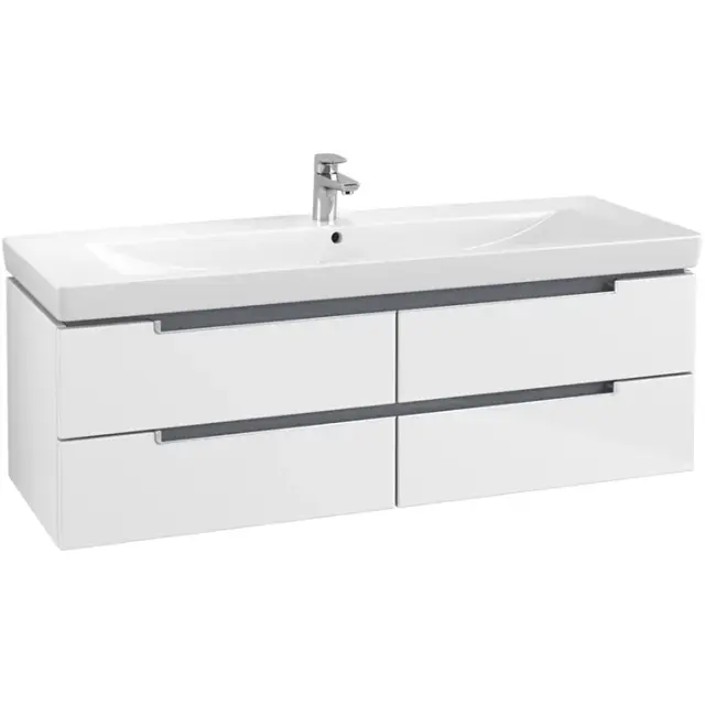 Villeroy & Boch Subway 2.0 Тумба подвесная под раковину, 128,7x42x44,9 см, цвет: белый A69100DH