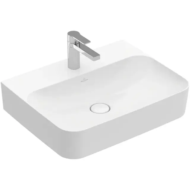 Villeroy & Boch Finion Раковина накладн. прям., 1 отв. под смеситель, 60x47 см, цвет: белый 416864R1
