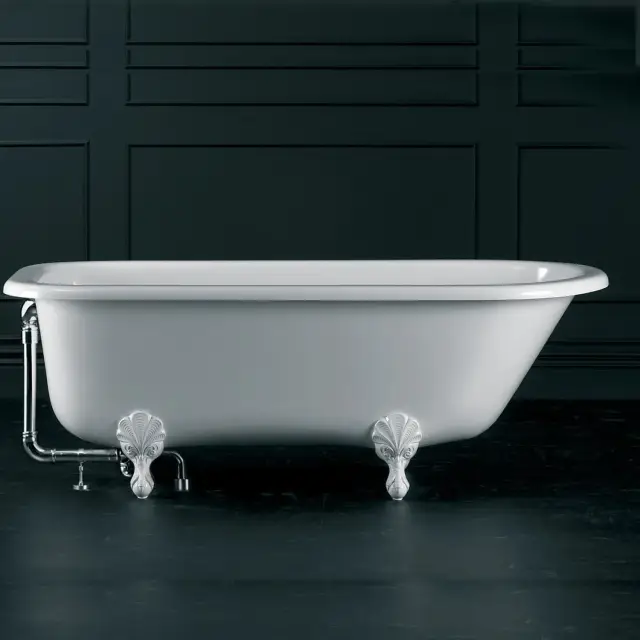 Victoria + Albert Hampshire Ванна, 170х78 см, цвет: белый HAM-N-SW-OF+FT-HAM-SW