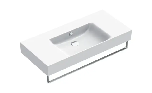 Catalano Comfort Раковина подвесная 100x47x15,5h см, с переливом, покр Cataglaze, цвет: белый глянц. 0221010001