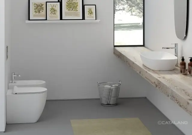 Catalano Zero Раковина чаша 80x40x14h см, без перелива, покрытие Cataglaze, цвет: белый матовый 0622800021