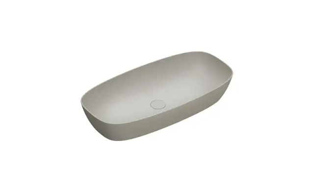 Catalano Zero Раковина чаша 80x40x14h см, без перелива, покрытие Cataglaze, цвет: цемент матовый 0622800023