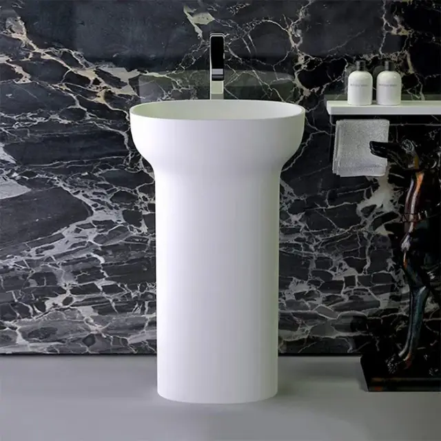 Knief Prime Раковина напольная 53х35х90h cм, K-Stone, цвет: белый матовый 0600-012-01WA