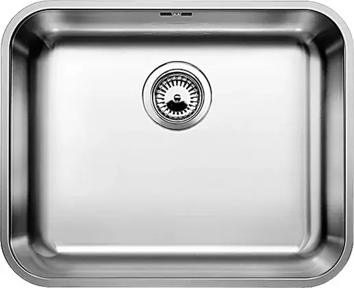 Blanco Supra Кухонная мойка без клапана, встр. снизу 53x43x17,5h, цвет: сталь 518205