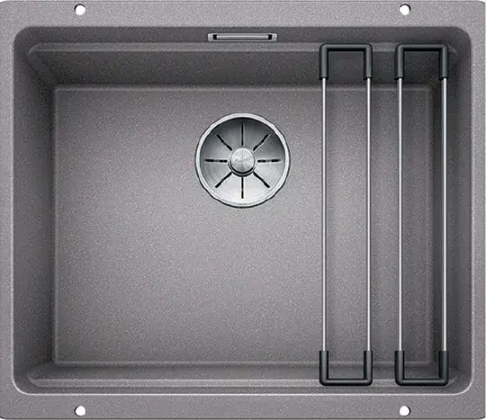 Blanco Etagon Кухонная мойка, встр. снизу 53x46x19h, цвет: серый 522229