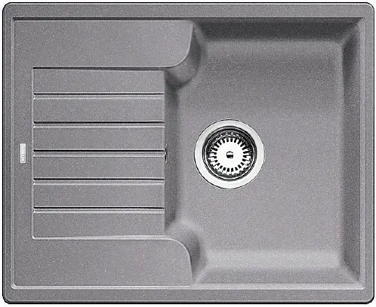 Blanco Zia Кухонная мойка, встр. сверху 61,5x51x19h, цвет: серый 516919