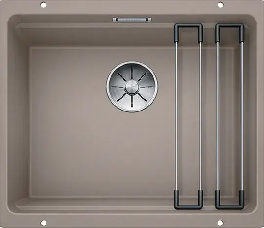 Blanco Etagon Кухонная мойка, встр. снизу 53x46x19h, цвет: серый 522234