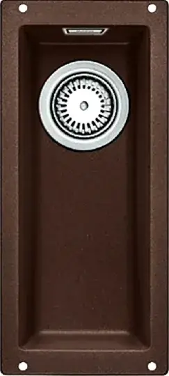 Blanco Subline Мойка дополнительная, встр. снизу 19x46x13h, цвет: коричневый 523405