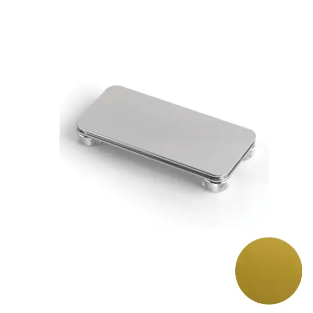 Bertocci Officina 01 Мыльница прямоугольная настольная, цвет: золото 127 7531 5050