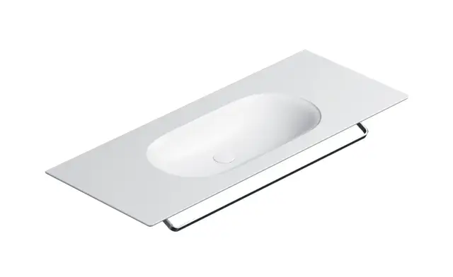 Catalano Sfera Раковина подвесная 125x50 см, без перелива, покрытие Cataglaze, цвет: белый матовый 0521260021