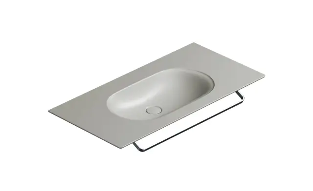 Catalano Sfera Раковина подвесная 100x50 см, без перелива, покрытие Cataglaze, цвет: цемент матовый 0521010023