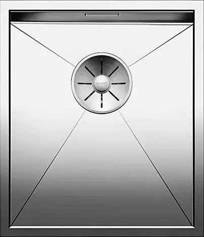 Blanco Zerox Кухонная мойка, встр. снизу 38x44x17,5h, цвет: сталь 521583