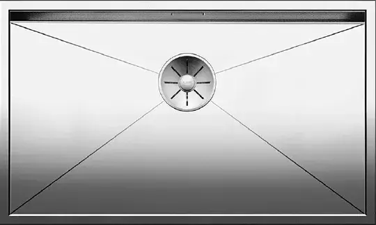 Blanco Zerox Кухонная мойка, встр. снизу 74x44x18,5h, цвет: сталь 521593