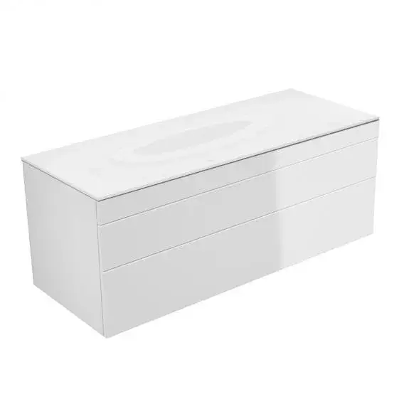 Keuco Edition 400 Тумба под раковину, подвесная 140x53,5x54,6h см, цвет: белый 31561 210000