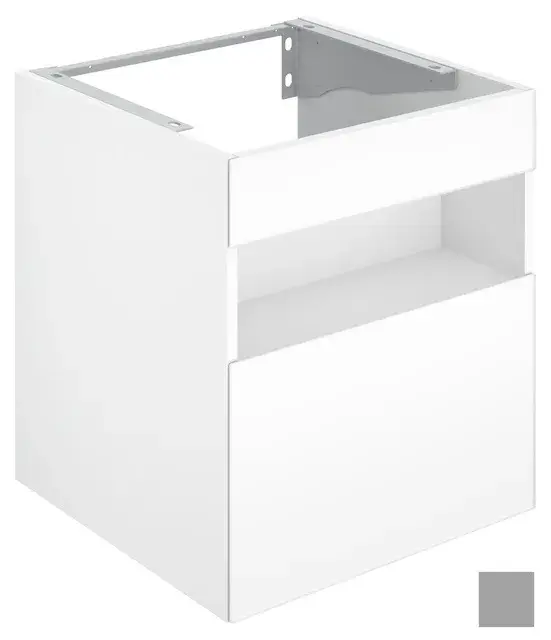 Keuco Stageline Тумба под раковину с oсвещением, 1 ящик 62,5x49x50h см, инокс матовый 32842 290100