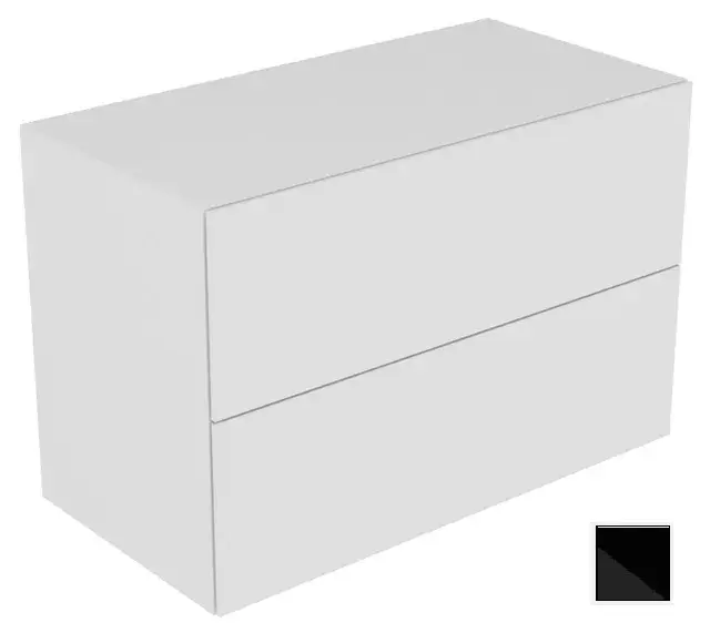 Keuco Edition 11 Тумба боковая подвесная 105x53,5x70h см, цвет: черный 31325 570000
