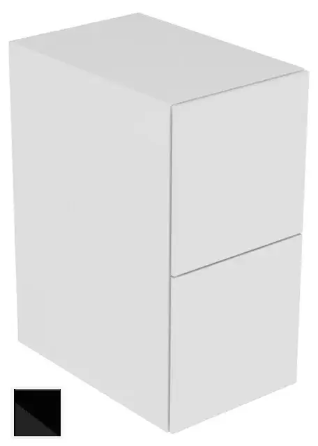 Keuco Edition 11 Тумба боковая подвесная, с подсветкой внутри 35x53,5x70h см, черный 31321 570100
