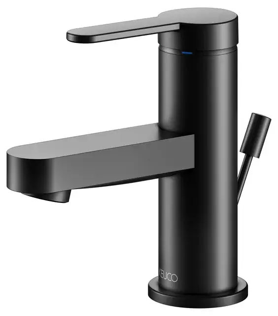 Keuco Ixmo Смеситель для раковины рычажный, с донным клапаном, цвет: черный матовый 59504 373000