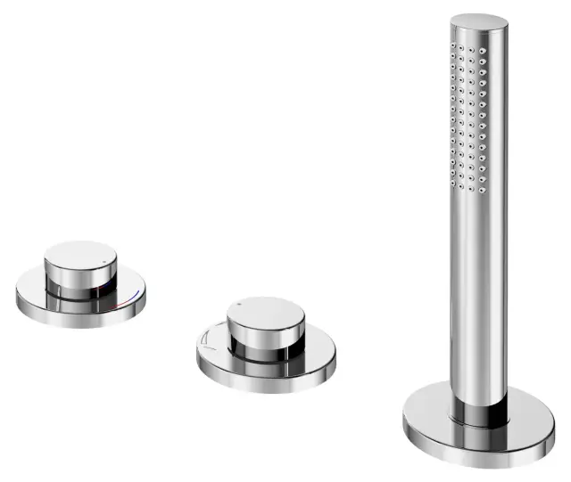 Keuco Edition 400 Смеситель на 3 отверстия на борт ванны, цвет: хром 51530 010500