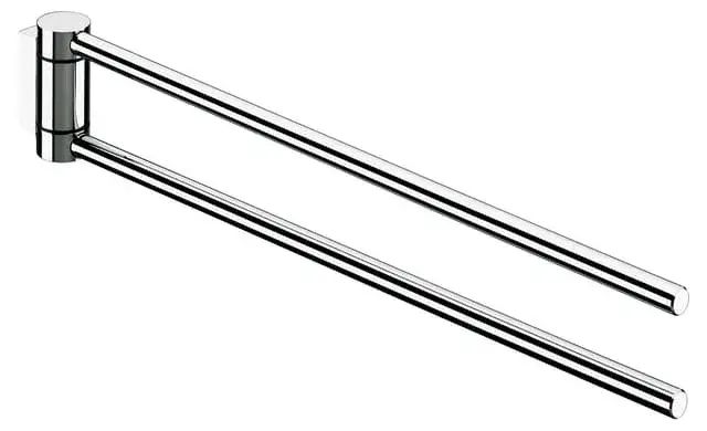 Keuco Plan Полотенцедержатель двойной, поворотный 30 см, цвет: нержавеющая сталь 14919 070000