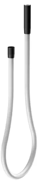 Keuco Brausen und Brausezubehör Обливной шланг для СПА 180 см, с держ. и подсоед., цвет: черный мат. 59996 371851