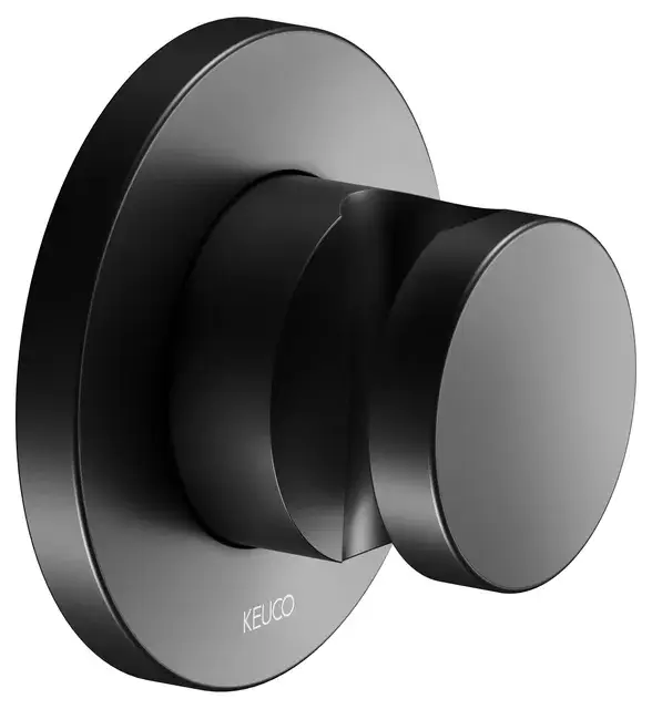 Keuco Ixmo Настенный держатель душевой лейки, цвет: черный матовый 59591 370001