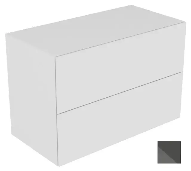 Keuco Edition 11 Тумбочка боковая, 2 ящика и вн. подсв. 105x53,5x70h см, цвет: антрацит 31325 110100