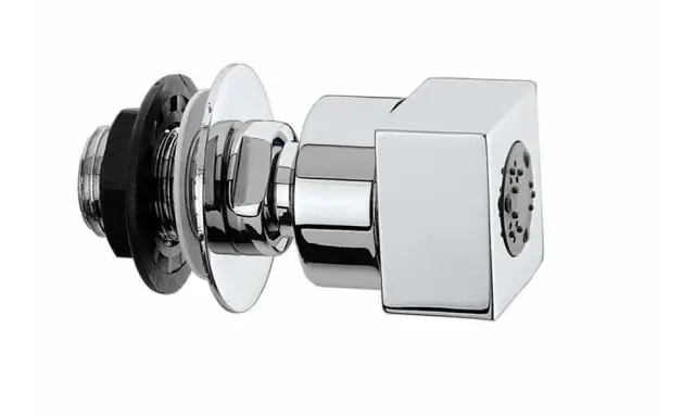 Bossini Cubic Душевая форсунка настенная 4,5x4,5 см, цвет: chrome I00142.030
