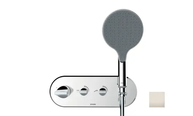 Bossini Apice Наружная часть термостатического смесителя для душа, цвет: satin nickel Z00521.094