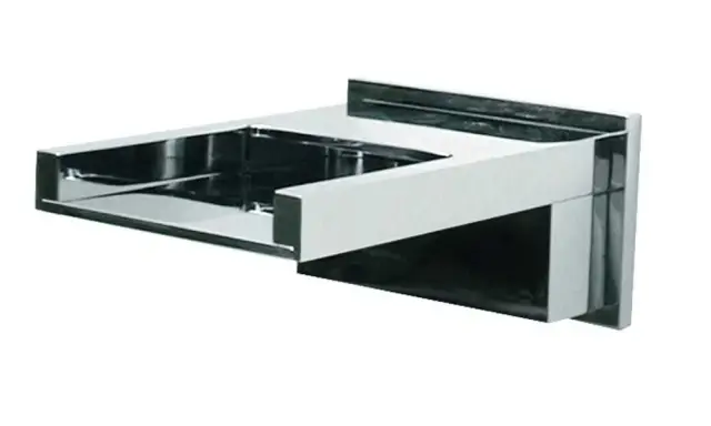 Bossini Cascata Wall Излив настенный для ванны 9x12,6 см, цвет: chrome E88600.030