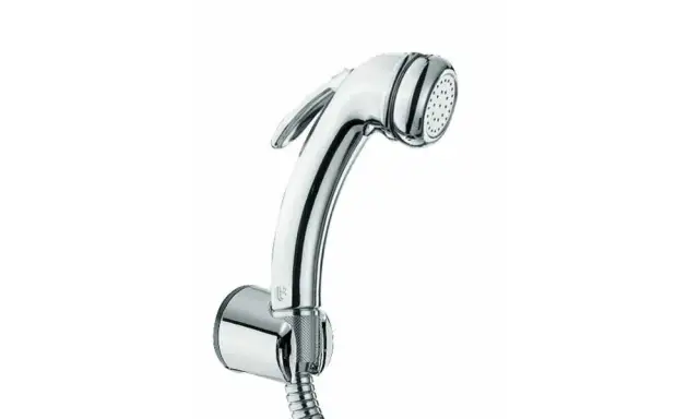 Bossini Patty Гигиенический комплект: ручной душ 1 вид струи, держатель, шланг, цвет: chrome C03075B.030