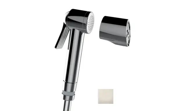 Bossini Apice Гигиеническая лейка 1 вид струи, шланг, цвет: satin nickel C98042.094