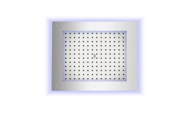 Bossini Frame Потолочный душ встраиваемый 50x60 см, 1 вид струи, LED RGB, цвет: chrome HI0391.030
