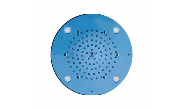 Bossini Oki Потолочный душ встраиваемый 29 см, 1 вид струи, LED, цвет: chrome I01724.030