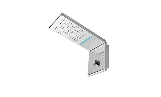 Bossini Syncro Душевая панель с терм. - верхний душ, 3 вида струи, хромотера., LED RGB, цвет: chrome I00633.030