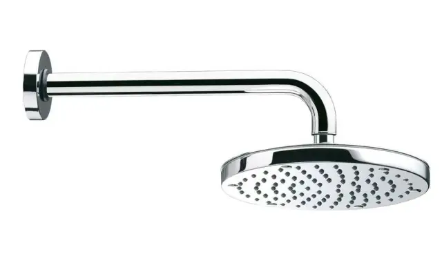 Bossini Oki Верхний душ d25 см, 1 вид струи, кронштейн настенный, цвет: chrome H71410G.030