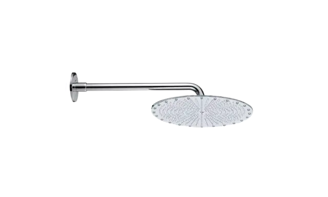 Bossini Paris Верхний душ 40x40 см, 1 вид струи, кронштейн настенный, цвет: chrome H77601I.030