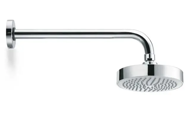 Bossini Dinamic Верхний душ d14 см, 1 вид струи, кронштейн настенный, цвет: chrome H19166G.030