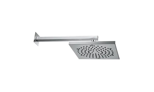 Bossini Cube Верхний душ 28,7x28,7 см, 1 вид струи, кронштейн настенный, цвет: chrome H69715G.030