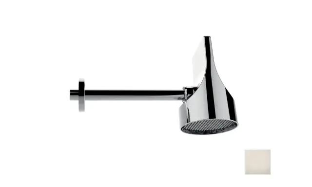 Bossini Apice Верхний душ d10 см, 1 вид струи, кронштейн настенный, цвет: satin nickel HH1000.094