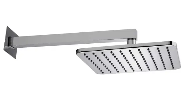 Bossini Cosmo Верхний душ 23x23 см, 1 вид струи, кронштейн настенный, цвет: chrome H69597H.030