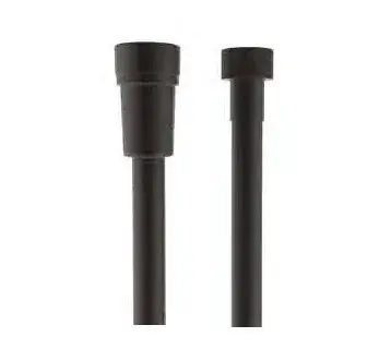 Bossini Cromolux Душевой шланг 125 см, цвет: mat black A00258B.073